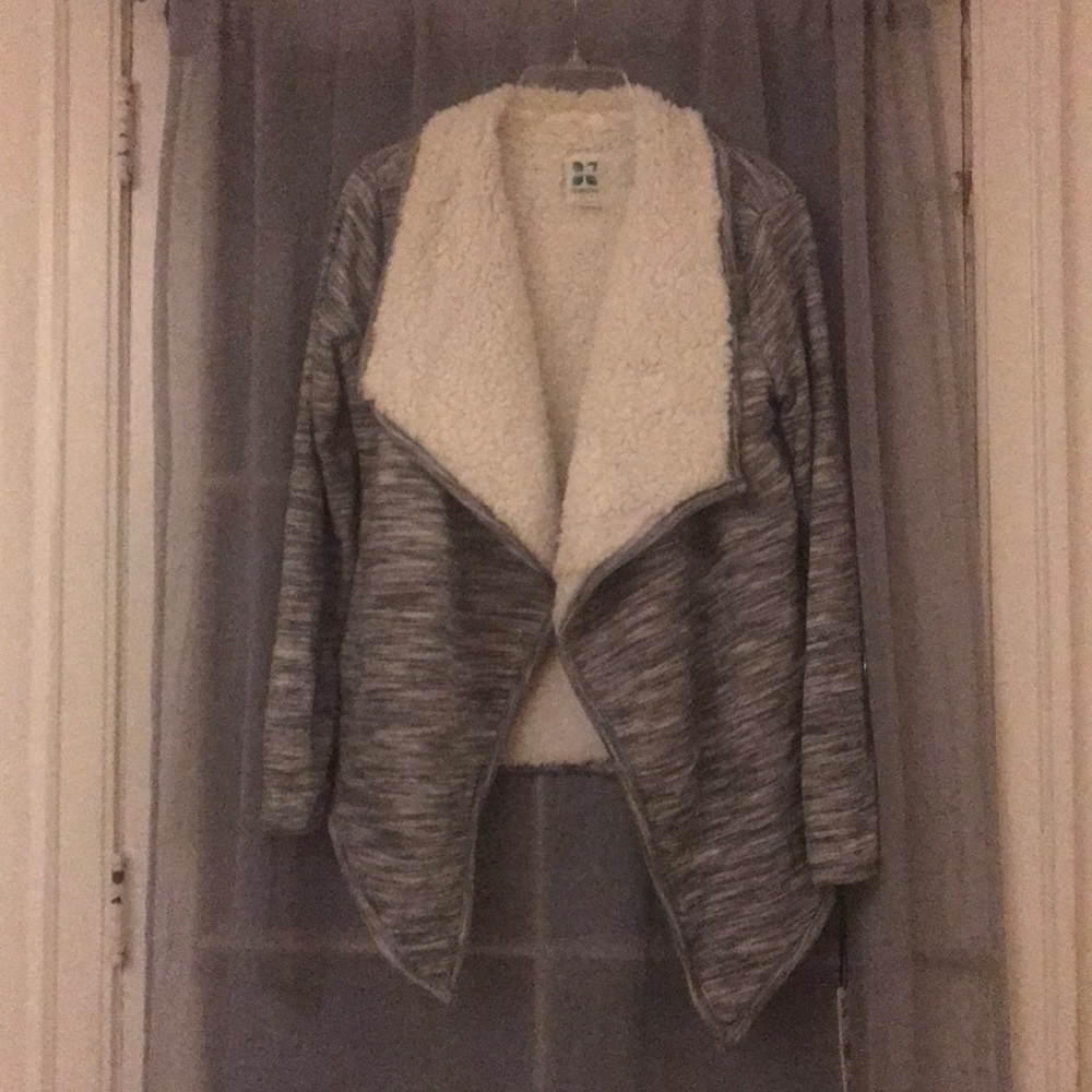 Sherpa Lined Cardigan NWT